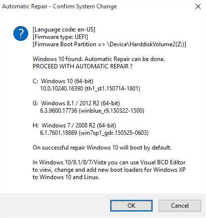 Vista C Windows Repair